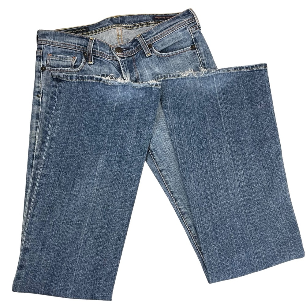 Citizens Of Humanity COH Ingrid #002 Stretch Low Waist Flair Jeans 26 - Picture 12 of 13
